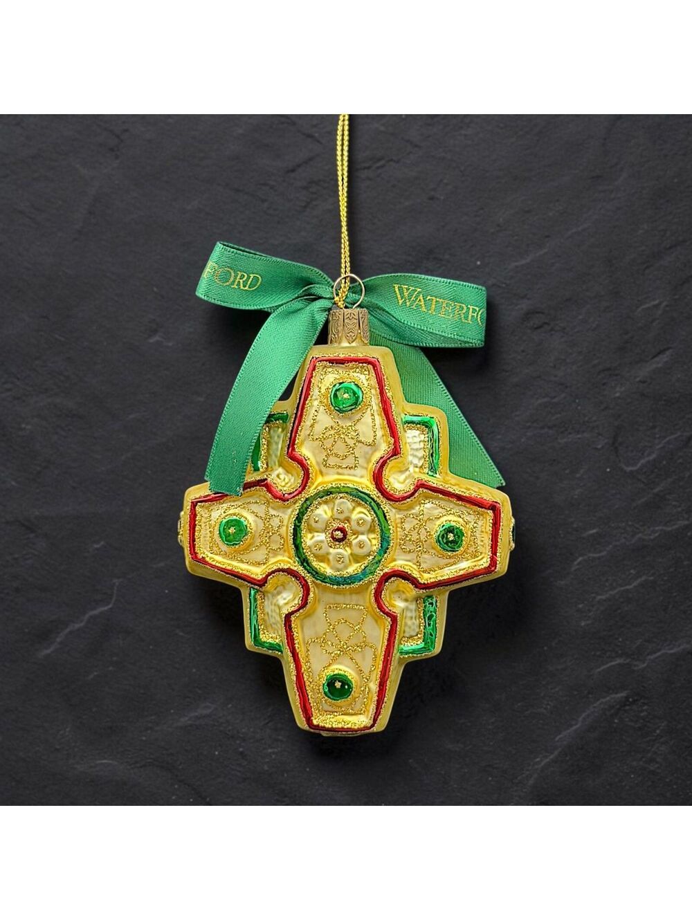 Vtg Waterford Millennium Celtic Cross Ornament #224/6500 Holiday Heirlooms Box